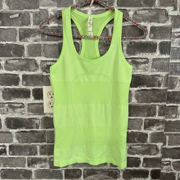 Lululemon swiftly tank top shirt neon green - Picture 1 of 11